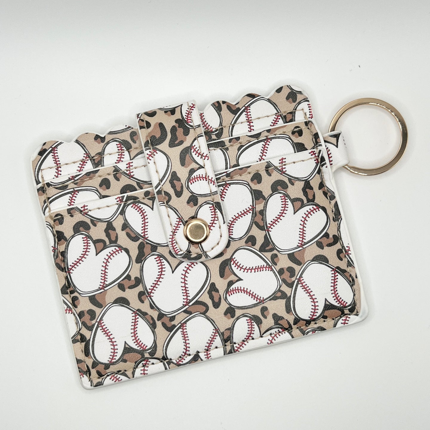 Leopard Baseball Wallet